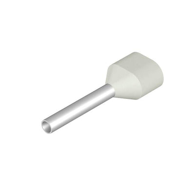 9037390000 by Weidmuller - CONNECTOR FERRL DIN 2X20AWG WHT