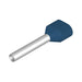 9037520000 by Weidmuller - CONNECTOR FERRL DIN 2X14AWG BLU