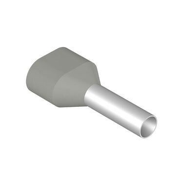 9037530000 by Weidmuller - CONNECTOR FERRL DIN 2X12AWG GRY