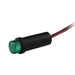 91W-NWG12H-CGO by Visual Communications Company - VCC - PMI .290"" 12VDC NO LENS WIRE GRE