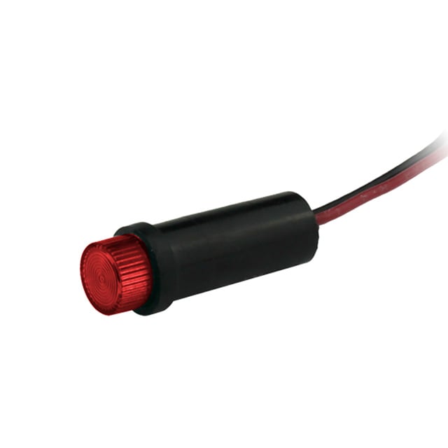 91W-NWR12H-CRO by Visual Communications Company - VCC - PMI LED .290"" HI-HAT RED