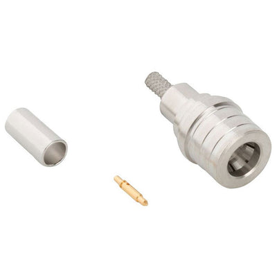 930-115P-51S by Amphenol RF - CONNECTOR QMA PLUG STR 50 OHM CRIMP