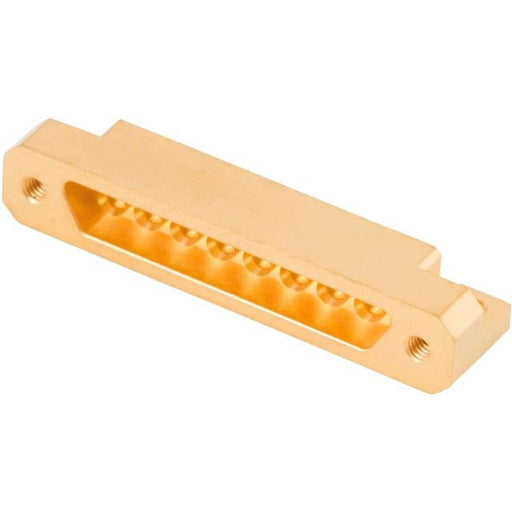 9311-60112 by Amphenol SV Microwave - CONNECTOR D-SUB RCPT 8P SMD R/A SLDR