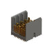 951200J40H by Amphenol ICC (FCI) - XCEDE HEADER, 2PR, 4 POS, OPEN