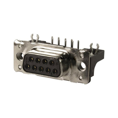09661566617 by HARTING - CONNECTOR D-SUB RCPT 9POS R/A SLDR
