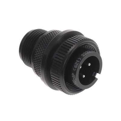97-3106A14S-1P-621 by Amphenol Industrial Operations - CONNECTOR PLUG MALE 3P SILV SLDR CUP
