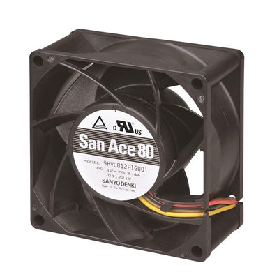 9HV0824G1D001 by Sanyo Denki America Inc. - FAN AXIAL 80X38MM 24VDC WIRE