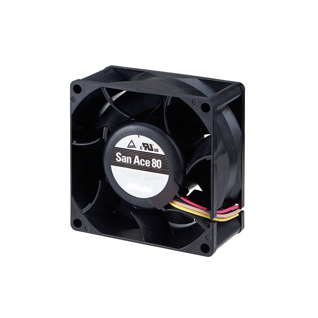 9HVA0812P1G0011 by Sanyo Denki America Inc. - FAN AXIAL 80X38MM 12VDC WIRE