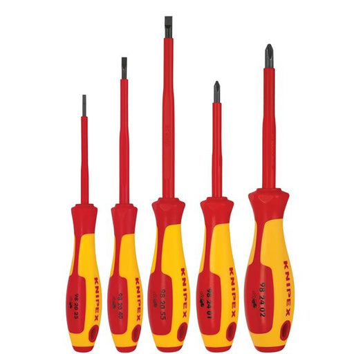 9K 98 98 32 US by Knipex Tools LP - SCREWDRIVER SET 1000V INS 5PC