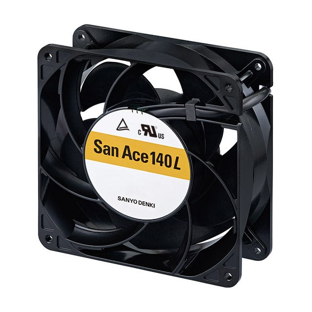 9LG1412P1M001 by Sanyo Denki America Inc. - FAN AXIAL 140X38MM 12VDC WIRE