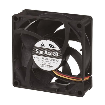 9RA0824P4G0011 by Sanyo Denki America Inc. - FAN AXIAL 80X25MM 24VDC WIRE