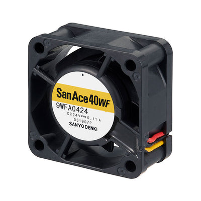 9WFA0424G6001 by Sanyo Denki America Inc. - FAN AXIAL 40X20MM 24VDC WIRE