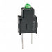 A01PF by NKK Switches - INDICATOR SW LOPRO STRAIGHT GRN