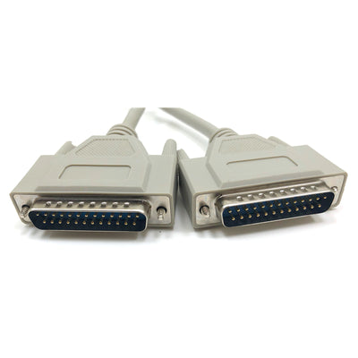 A02-104 by Micro Connectors, Inc. - CABLE ASSY DB25 SHLD GRY 3.05M