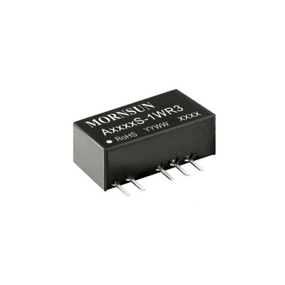 A0303S-1WR3 by Mornsun America, LLC - DC DC CONVERTER +/-3.3V 1W