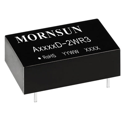 A0503D-2WR3 by Mornsun America, LLC - DC DC CONVERTER +/-3.3V 2W