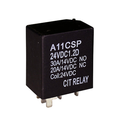 A11CSP24VDC1.2D by CIT Relay and Switch - RELAY AUTOMOTIVE SPDT 30A 24V