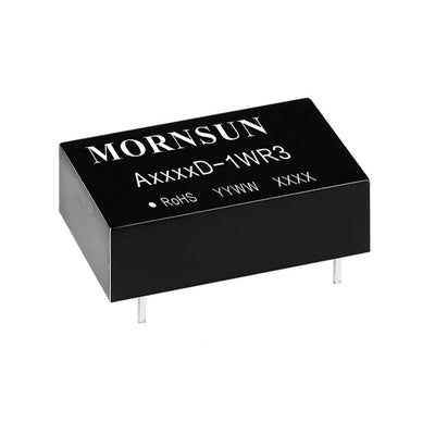 A1212D-1WR3 by Mornsun America, LLC - DC DC CONVERTER +/-12V 1W