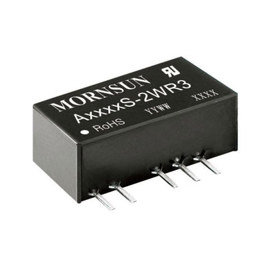 A1224S-2WR3 by Mornsun America, LLC - DC DC CONVERTER +/-24V 2W