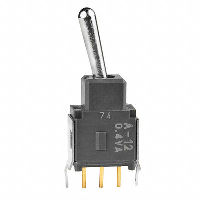 A12AB1 by NKK Switches - SWITCH TOGGLE SPDT 0.4VA 28V