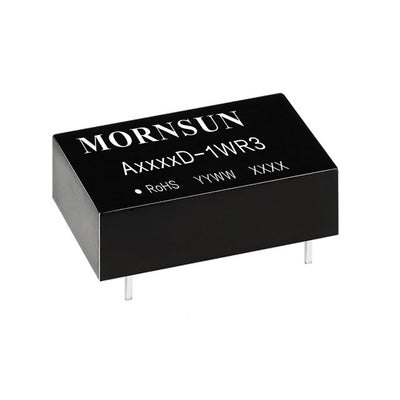 A1524D-1WR3 by Mornsun America, LLC - DC DC CONVERTER +/-24V 1W