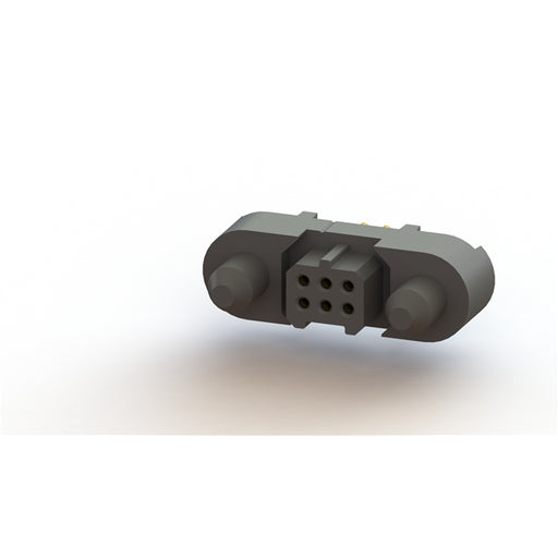 A222Y06R by Nicomatic - FEM. 6POS STRAIGHT TRGH 1.27MM