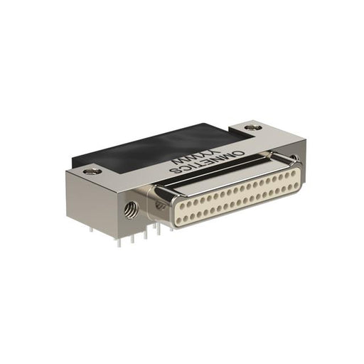 A28400-037 by Omnetics - NANO-D 37 PIN MALE R/A PCB