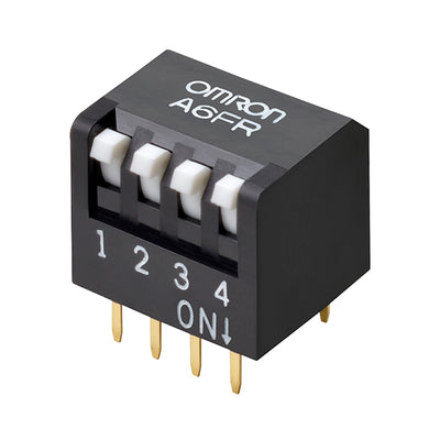 A6FR-4101 by Omron Electronics Inc-EMC Div - SWITCH 4POS PIANO SHORT