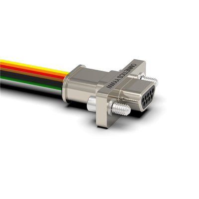 A98181-009 by Omnetics - CABLE ASSY MIC D-WIR 9P 457.2MM