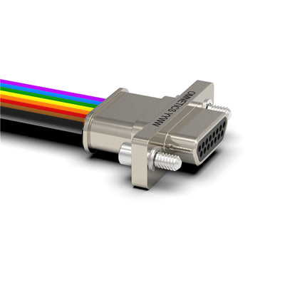 A98181-015 by Omnetics - CABLE ASSY MIC D-WIR 15P 457.2MM