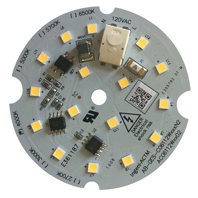 AB-GES-C06112W301N2 by American Bright Optoelectronics Corporation - LED ENG AB-GES WM WHT RND 3000K