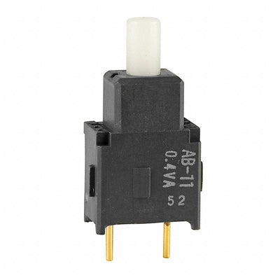 AB11BP by NKK Switches - PUSH SWITCH SPST-NO 0.4VA 28V