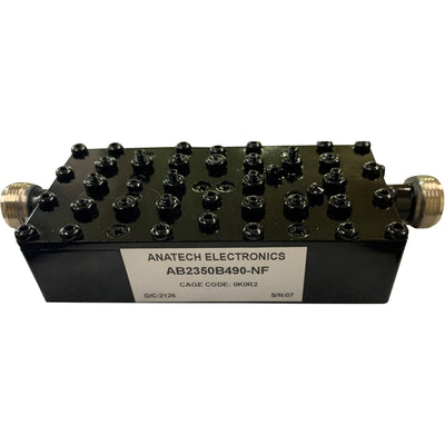 AB2350B490-NF by Anatech Electronics Inc. - 2300-2400 MHZ WIFI CAVITY BAND P