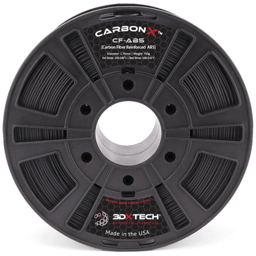ABS3010750BK0 by 3DXTECH - CARBONX CF-ABS, 1.75MM, 750G, BL