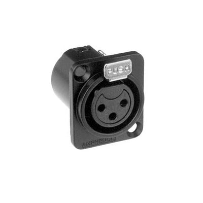 AC3FDZB by Amphenol Audio - CONNECTOR PLUG FMALE XLR 3P SLDR CUP