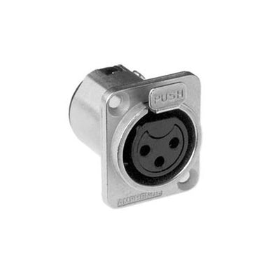 AC3FDZ by Amphenol Audio - CONNECTOR PLUG FMALE XLR 3P SLDR CUP