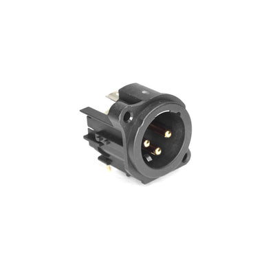 AC3MAH2-AU-PRE by Amphenol Audio - CONNECTOR RECPT MALE XLR 3P GOLD SLDR