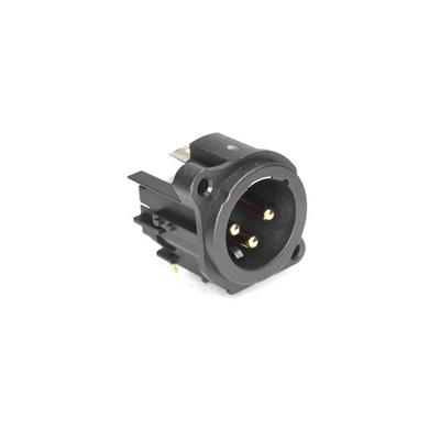 AC3MAH-AU-PRE by Amphenol Audio - CONNECTOR RECPT MALE XLR 3P GOLD SLDR