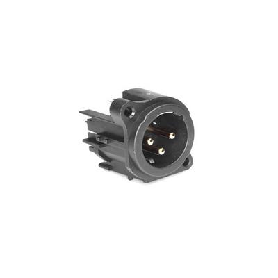 AC3MAV2-AU-PRE by Amphenol Audio - CONNECTOR RECPT MALE XLR 3P GOLD SLDR