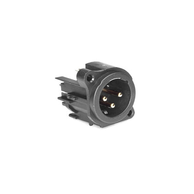 AC3MAV-AU-PRE by Amphenol Audio - CONNECTOR RECPT MALE XLR 3P GOLD SLDR