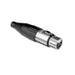 AC4FJ by Amphenol Audio - CONNECTOR PLUG FMALE XLR 4P SLDR CUP