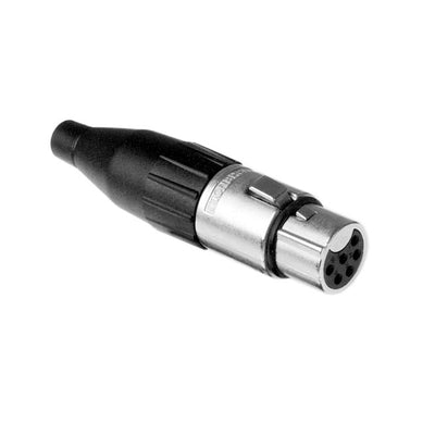AC6AF by Amphenol Audio - CONNECTOR PLUG FMALE XLR 6POS SOLDER
