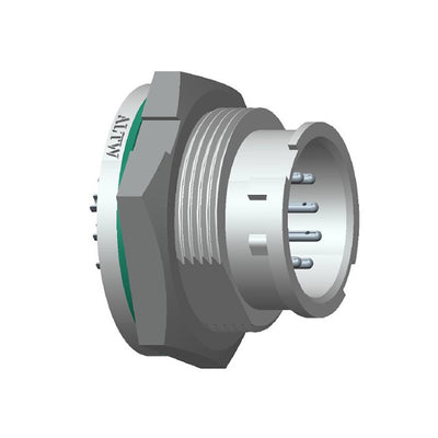 ACD-10PMMS-LC7001 by Amphenol LTW - CONNECTOR RECPT MALE 10P GOLD SLDR CUP
