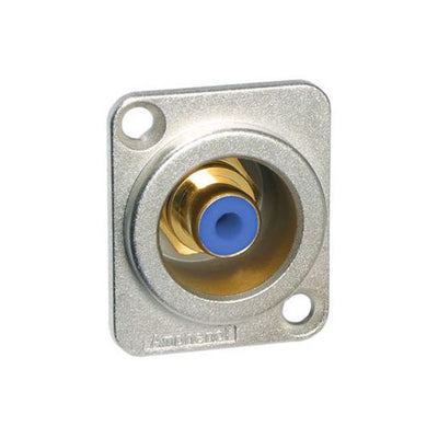 ACJD-BLU by Amphenol Audio - CONNECTOR RCA JACK CHASIS MOUNT BLUE