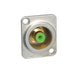 ACJD-GRN by Amphenol Audio - CONNECTOR RCA JACK CHASIS MOUNT GREEN