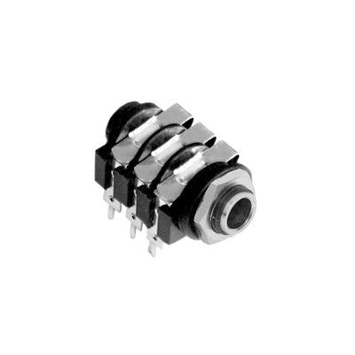 ACJS-MC by Amphenol Audio - 1/4"" PHONE STEREO METAL NUT PCB/