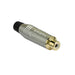 ACJR-SBK by Amphenol Audio - RCA SERIES FEMALE CABLE SAT/BK