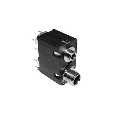 ACJS-MVD985-5 by Amphenol Audio - DUAL 3.5MM/1/4"" TRS VERT PCB SCH