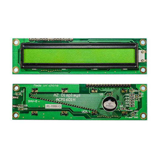 ACM1601H-FL-YBW by AZ Displays - 16X1 CHARACTER LCD TRANSFLECTIVE