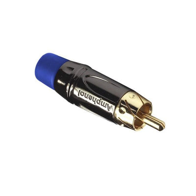 ACPL-CBL by Amphenol Audio - RCA SERIES MALE CABLE BLK CHROME